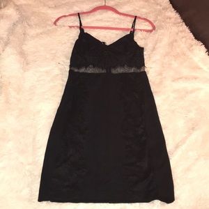 Lacy little black dress